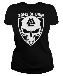 Skull valhalla sons of odin shirt