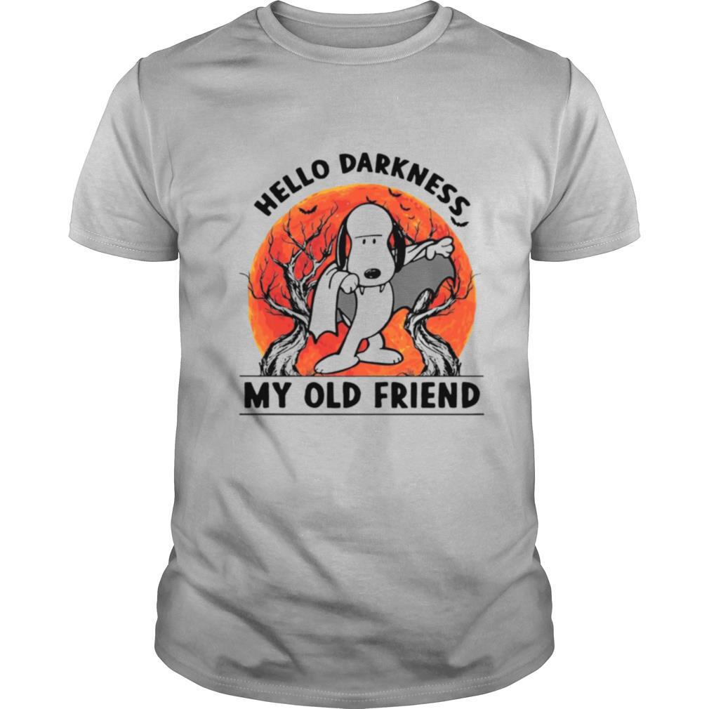 Snoopy Dracula Hello Darkness My Old Friends shirt