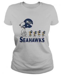 Snoopy Seattle Seahawks Woodstock shirt