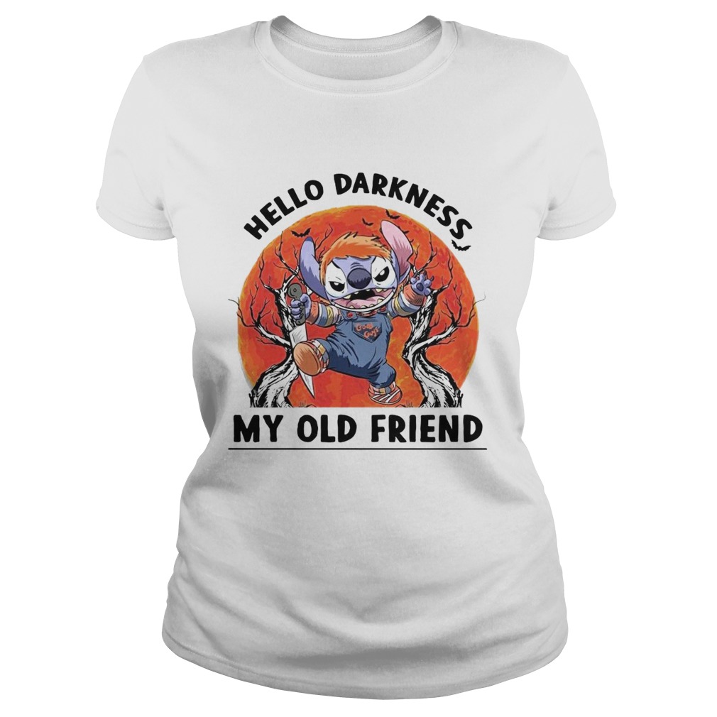Stitch Chucky Hello Darkness My Old Friend Classic Ladies