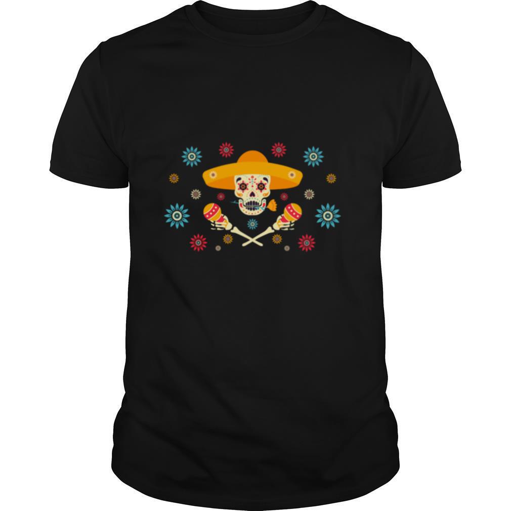 Sugar Skull Day Of Dead In Mexican Holiday shirt