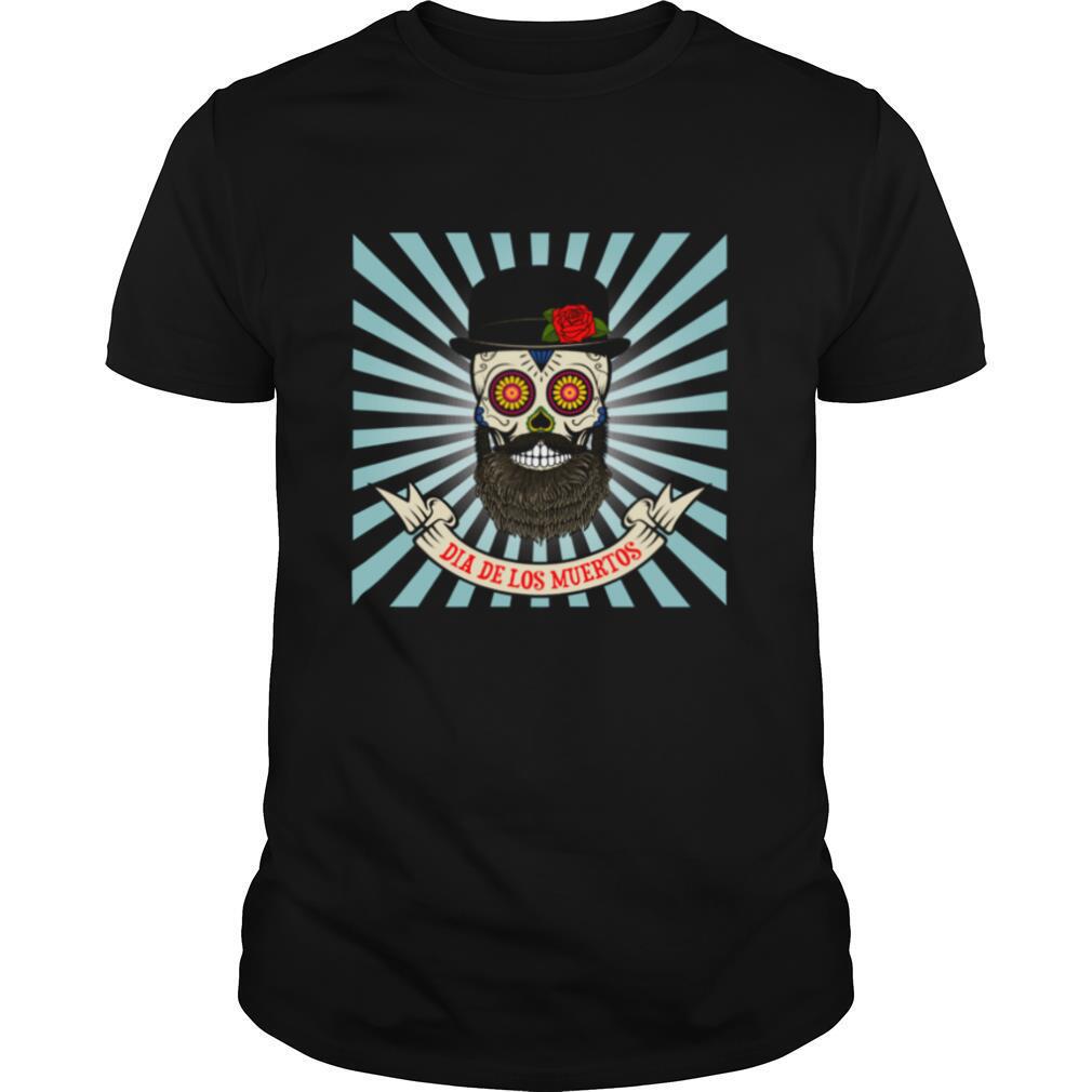 Sugar Skull Man Dia De Los Muertos shirt