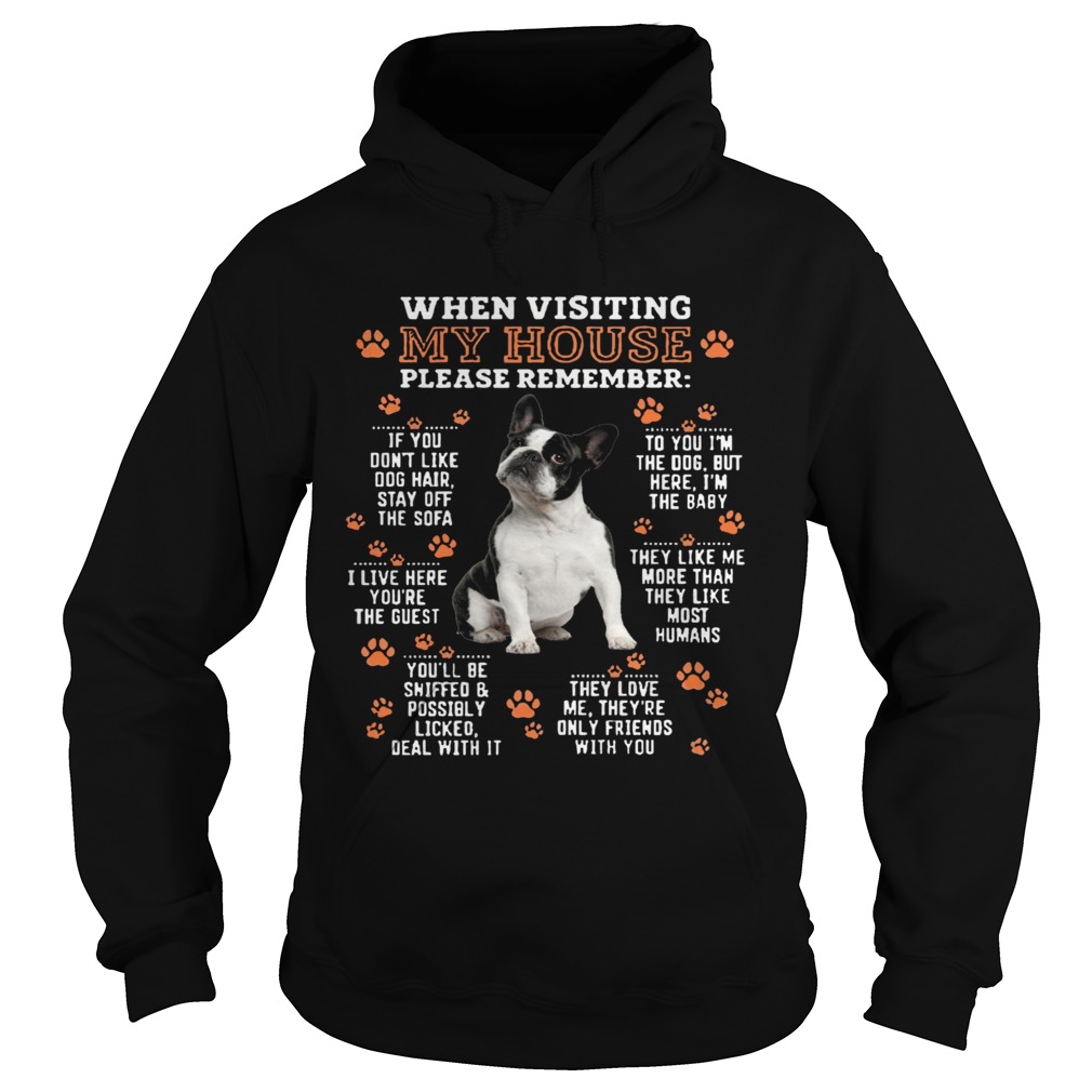 Terrier When Visiting My House Please Remember Hoodie