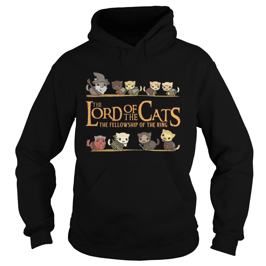 The Lord Of The Cats The Fellowship Of The Ring Hoodie