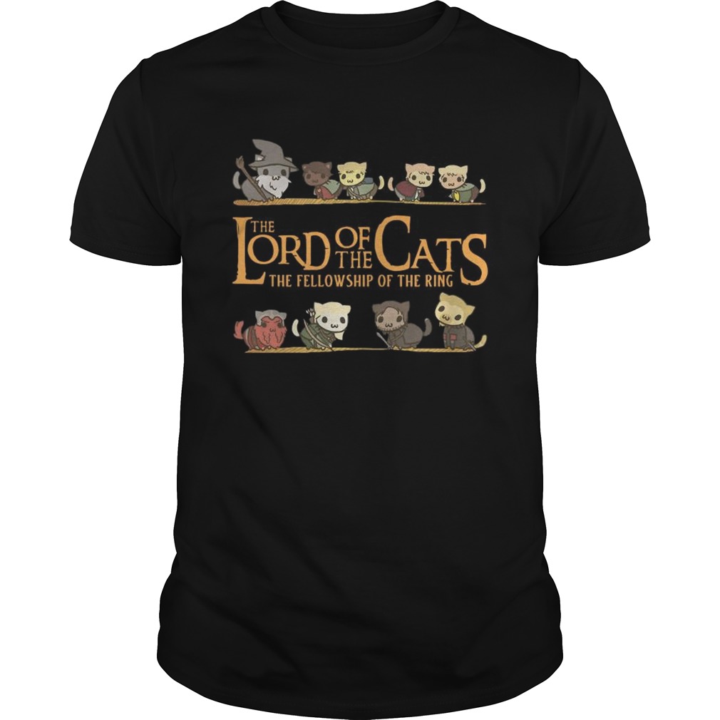 The Lord Of The Cats The Fellowship Of The Ring shirt
