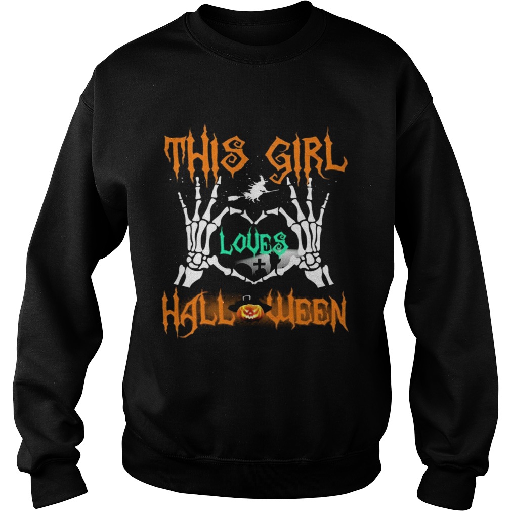 This Girl Loves Halloween Sweatshirt