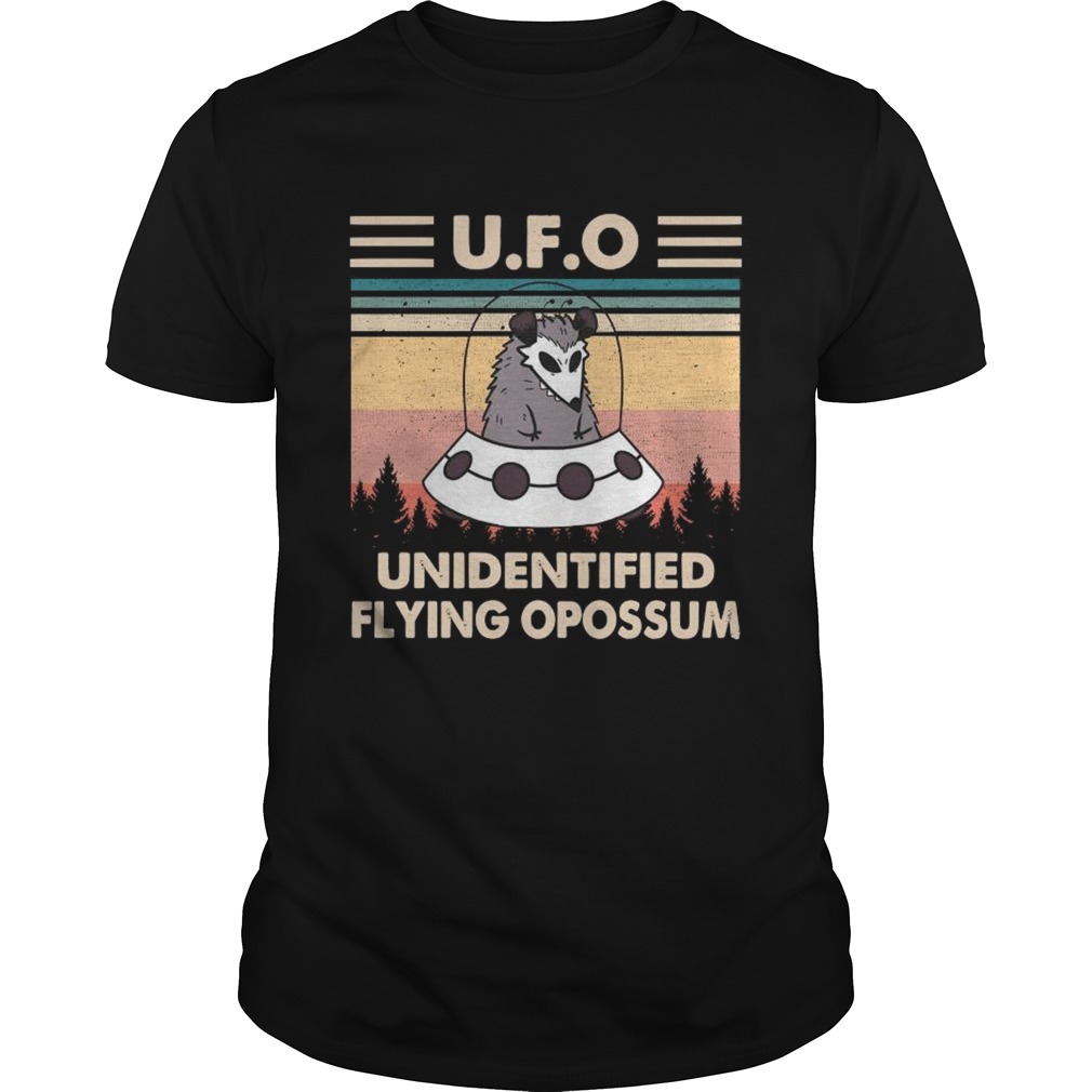 Ufo Unidentified Flying Opossum Vintage shirt