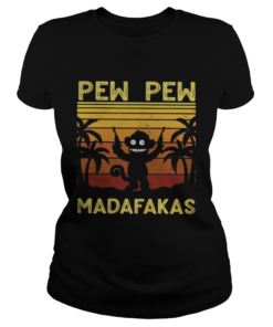 pew pew madafakas vintage retro  Classic Ladies