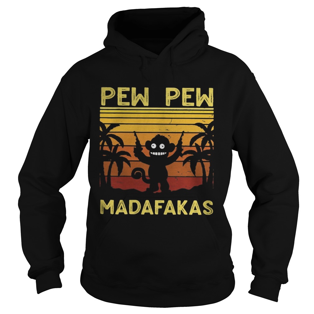 pew pew madafakas vintage retro Hoodie