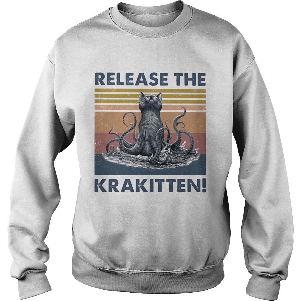 release the krakitten vintage Sweatshirt