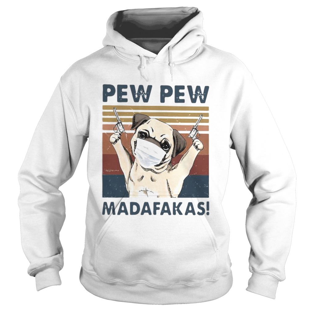 ug Face Mask Pew Pew Madafakas Vintage Retro Hoodie