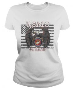 usmc veteran eagle american flag  Classic Ladies