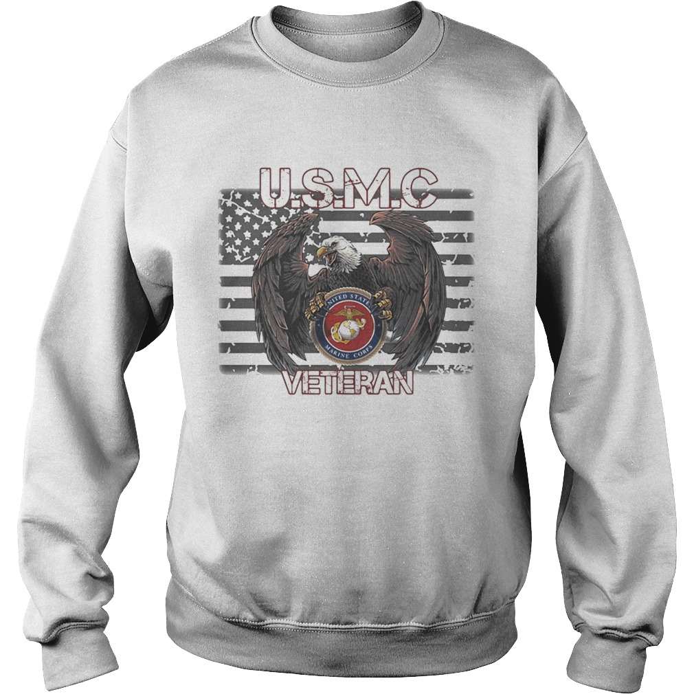 usmc veteran eagle american flag Sweatshirt
