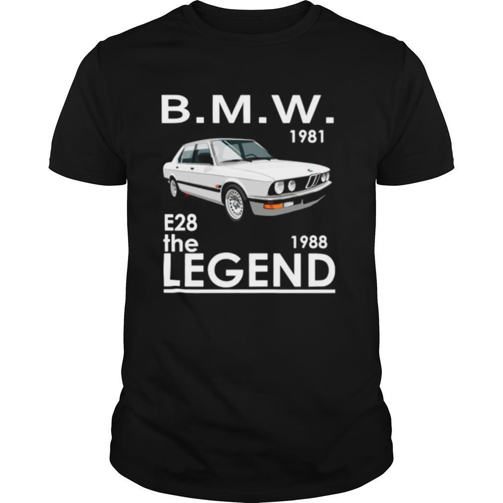 BMW 1981 E28 The 1988 Legend shirt