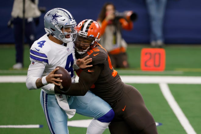 Dak Prescott after Cowboys loss to Browns I would trade records for more wins