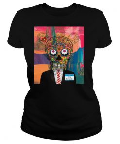 Halloween Day Of The Dead Scary Democrat Sugar Skull Man shirt