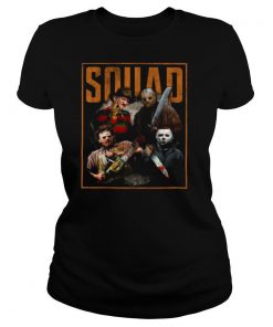 Halloween horror characters squad shirt