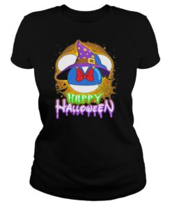 Happy halloween minnie mouse witch moon shirt