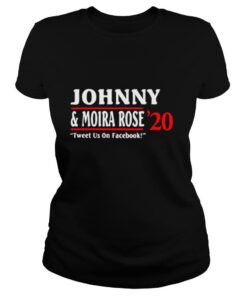 Jonny And Moira Rose 2020 Tweet Us On Facebook shirt