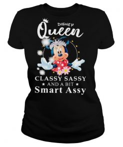 Minnie mouse disney queen classy sassy and a bit smart assy shirt