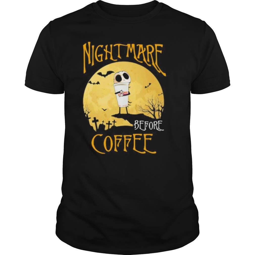 Nightmare before Dunkin Donuts Halloween shirt