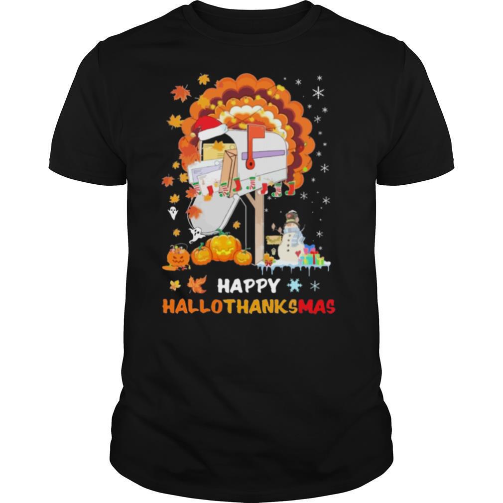 Perfect Mailbox Happy Hallothanksmas shirt