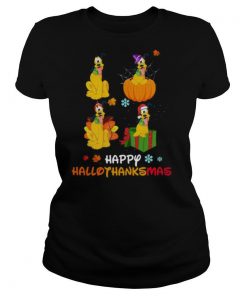 Pluto Disney Halloween And Merry Christmas Happy Hallothanksmas shirt