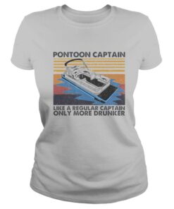 Pontoon Captain Like A Regular Captain Only More Drunker Vintage shirt
