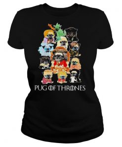 Pug dog of thrones shirt
