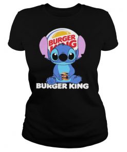 Stitch burger king logo shirt