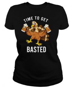 Thanksgiving Time To Get Basted Turkey Beer shirt