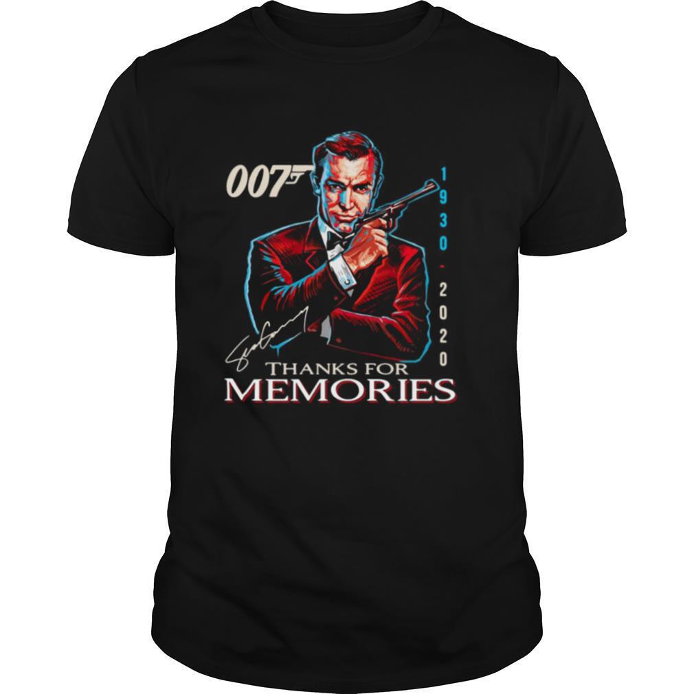 007 1930 – 2020 Signature Thanks For Memories shirt