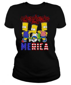 Bart Simpson Happy The 4th Of July America shirt