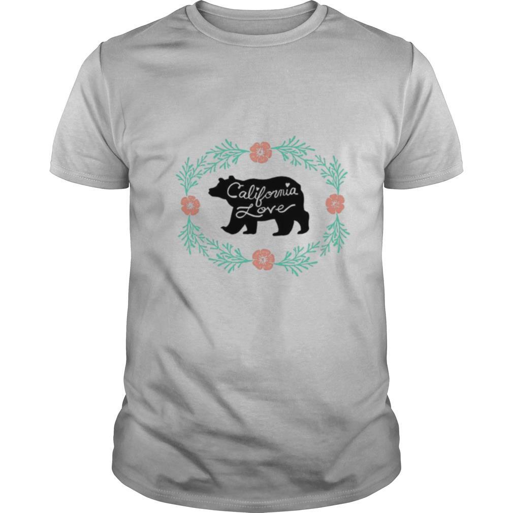 Bear California Love Flower shirt