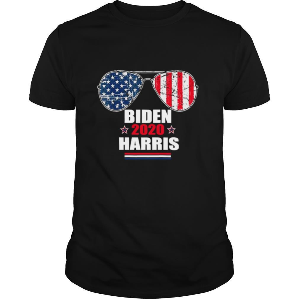 Biden Harris 2020 Aviator Sunglasses American Flag shirt