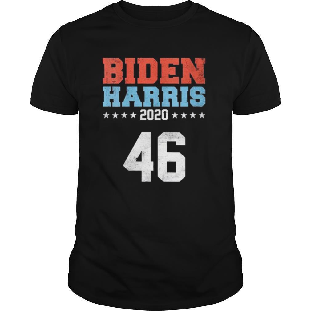 Biden Harris 2020 Distressed Jersey Style 46 President shirt