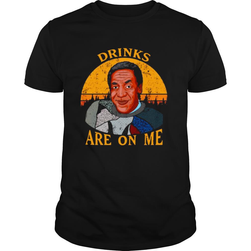 Bill Cosby Drinks Are On Me Vintage shirt