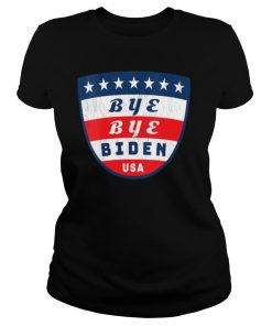 Bye Bye Biden Usa Flag Shield shirt