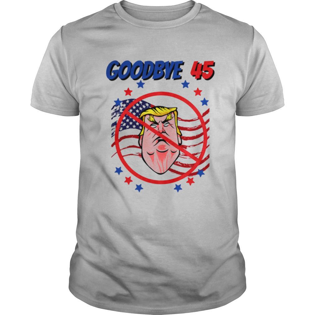 Byedon goodbye 45 trump american flag shirt