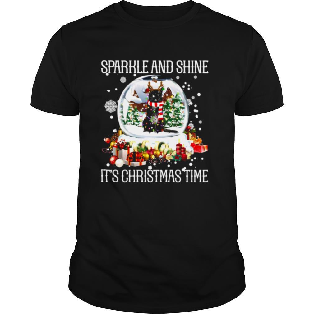 Cat Sparkle And Shine It’s Christmas Time shirt