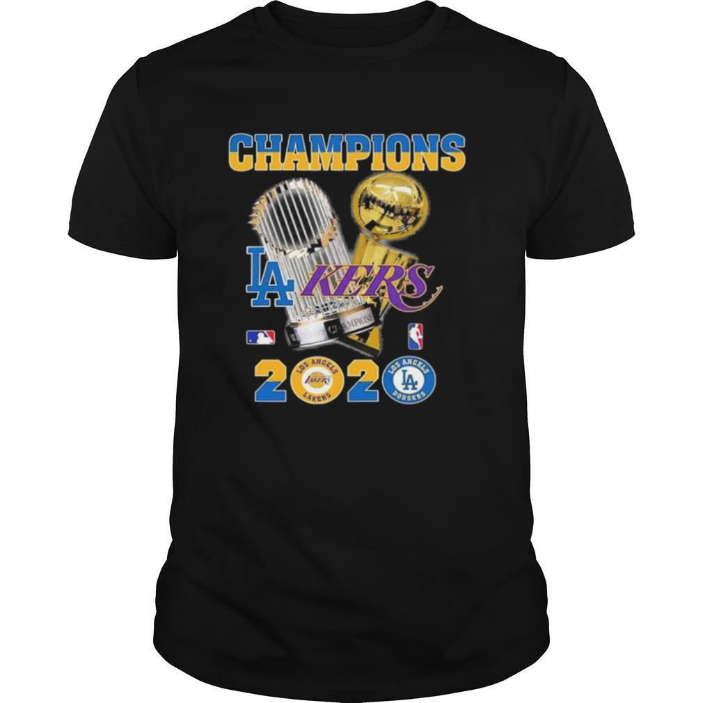 Champions Los Angeles Dodgers And Los Angeles Lakers 2020 shirt