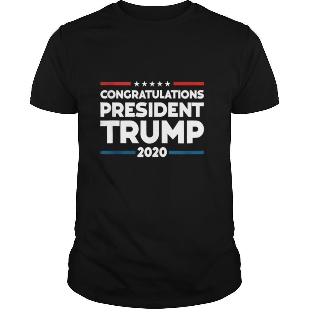 Congratulations president trump presidential election shirt