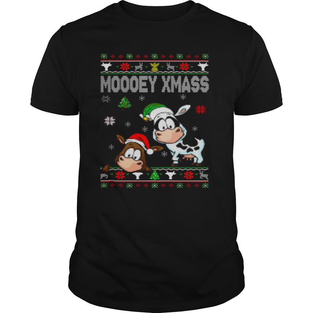 Cows Moooey Xmass Ugly Christmas shirt