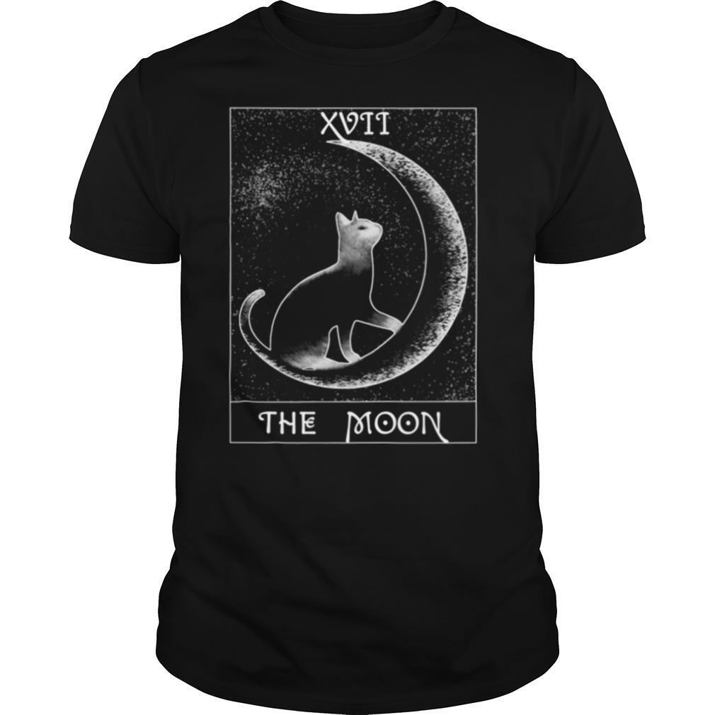 Crescent Moon & Black Cat Tarot Card shirt
