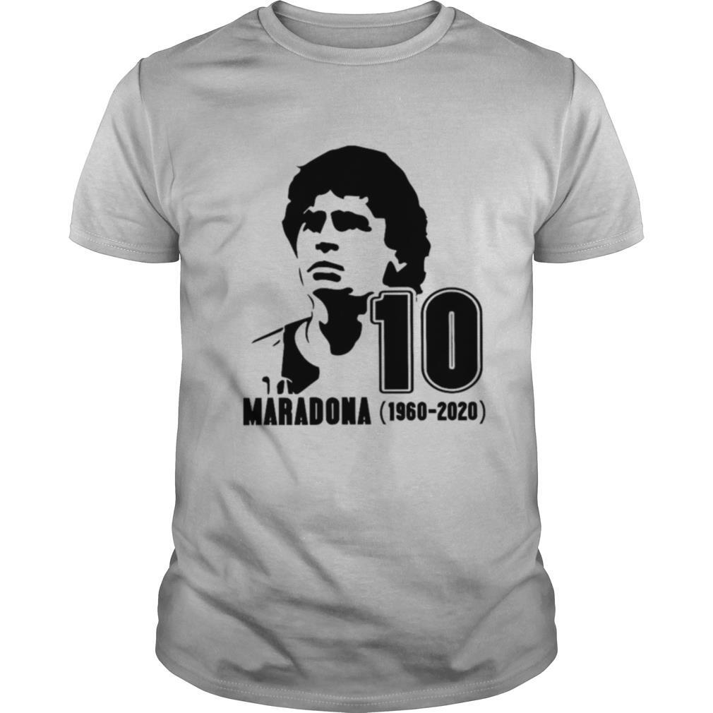 Diego Maradona 10 Rest In Peace Maradona 1960 2020 shirt
