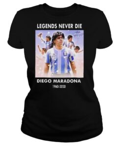 Diego Maradona Argentina Football Legend Never Die shirt