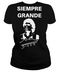 Diego Maradona Siempre Grande Signature shirt