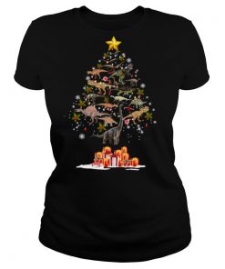 Dinosaur Christmas Tree shirt