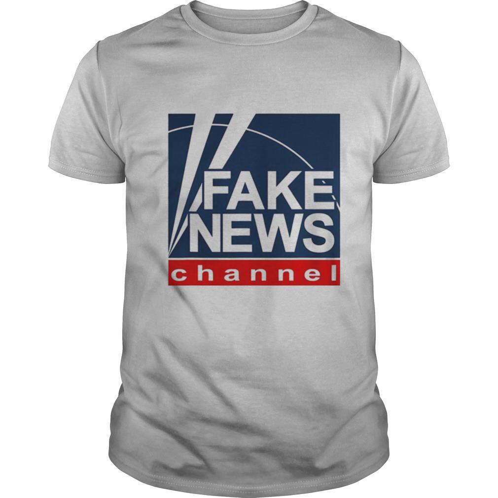 Fake new channel funny vote shirt