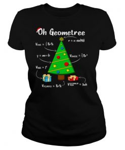 Geometry Math Science Teacher Christmas 2020 Oh Geometree shirt